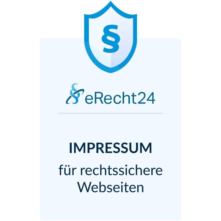 Impressum für rechtssichere Webseiten bereitgestellt von www.eRecht24.de
